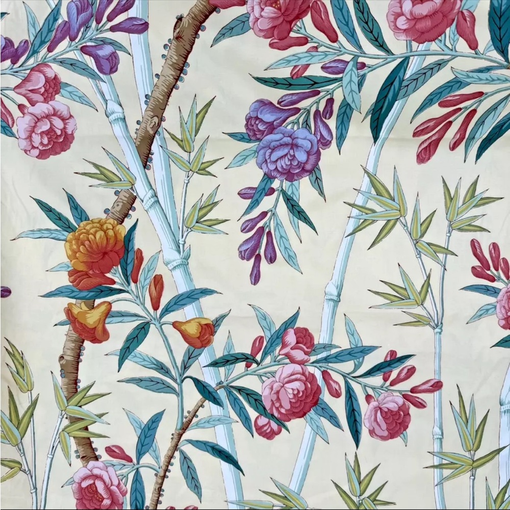 Brunschwig & Fils Bamboo Grove MMIV Chateau de Grancey Decorator Fabric 4 yards
